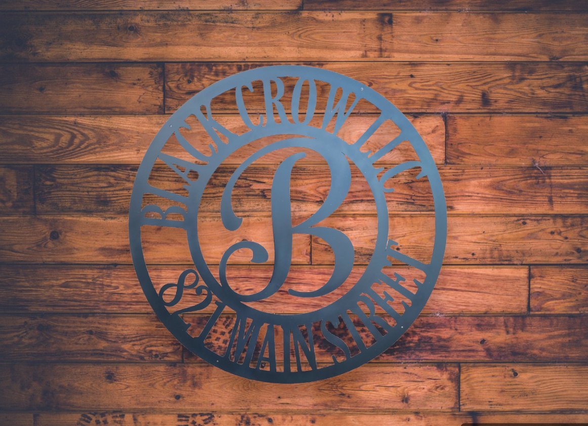 Steel Logo Business Signs - Bison Peak Designs