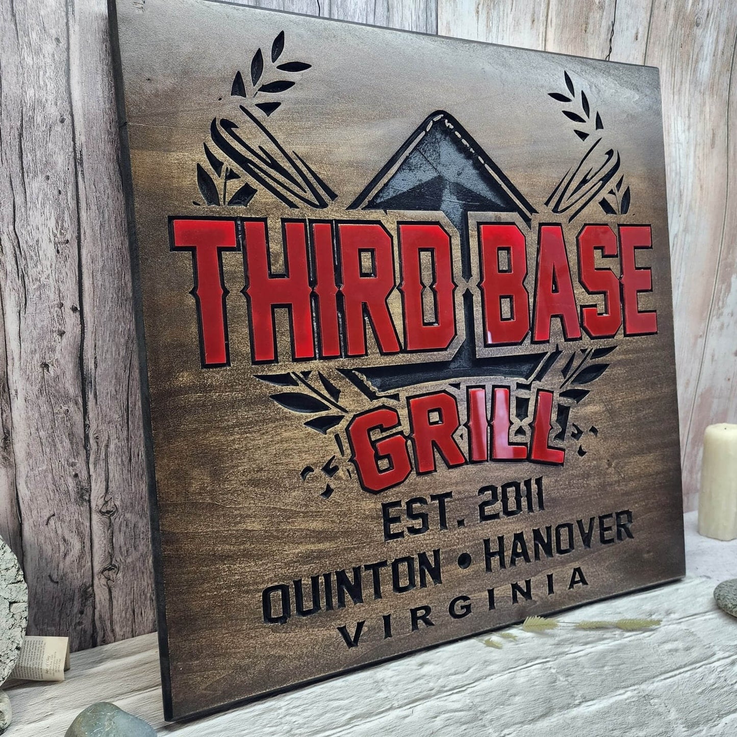 Custom Wood Business Signs