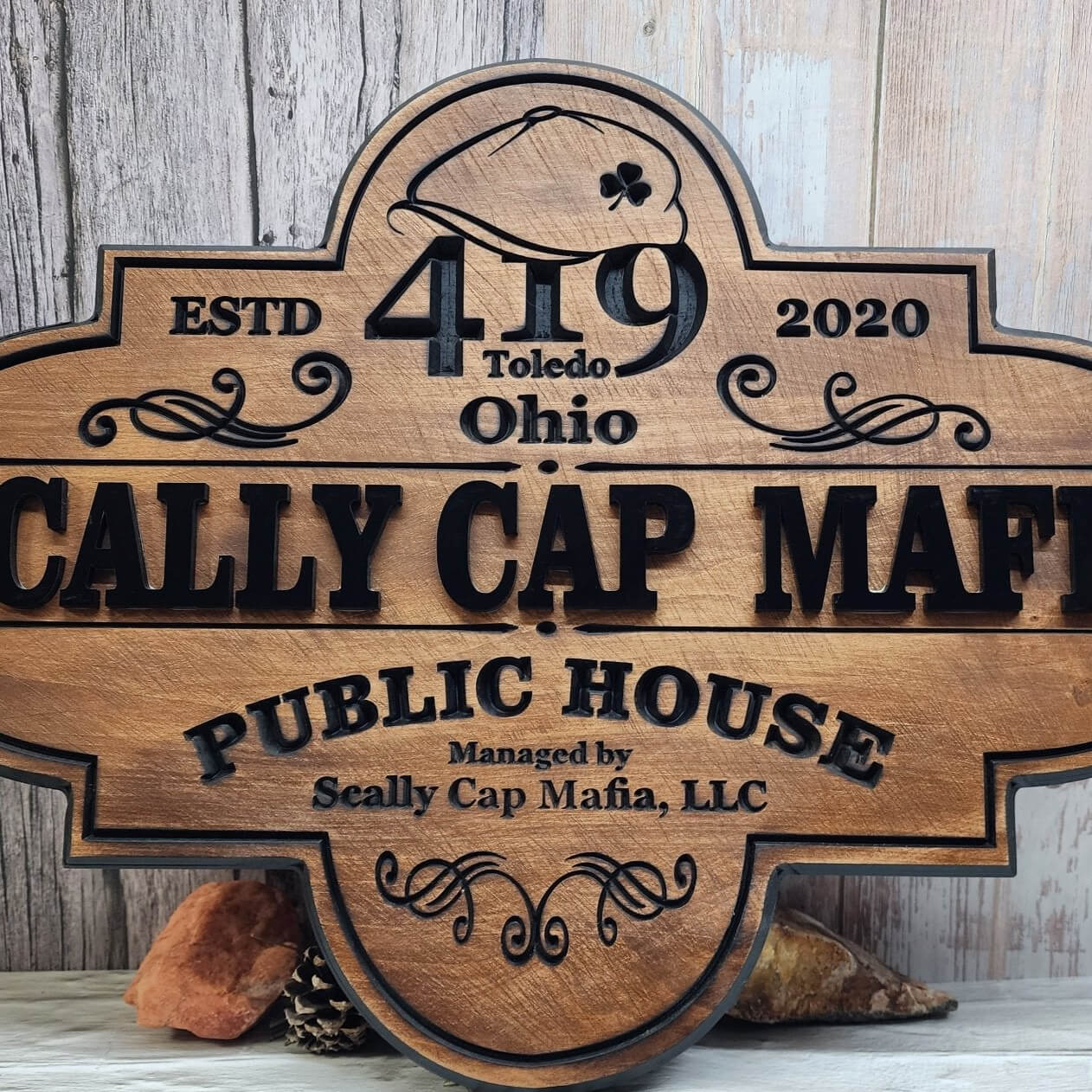 Custom Wood Business Signs