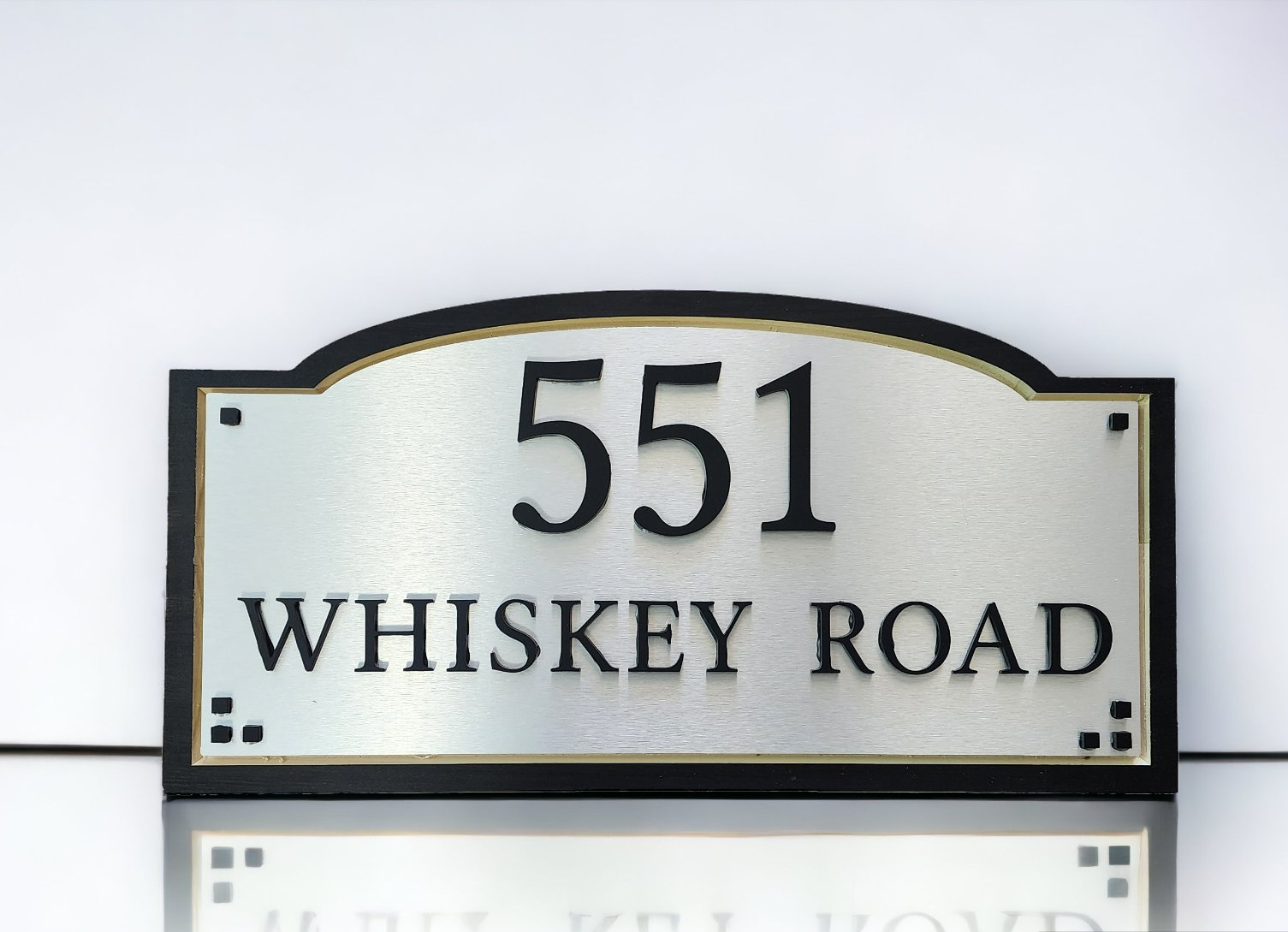 Personalized Routed Address Sign Plaque - Bison Peak Designsaddress sign