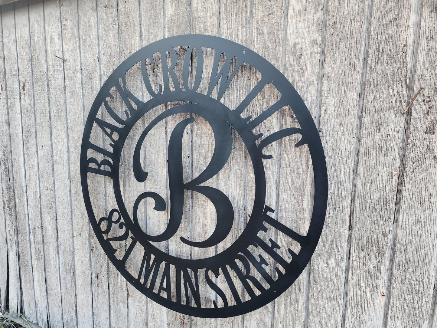 Round Steel Logo Business Signs - Bison Peak DesignsMetal Sign