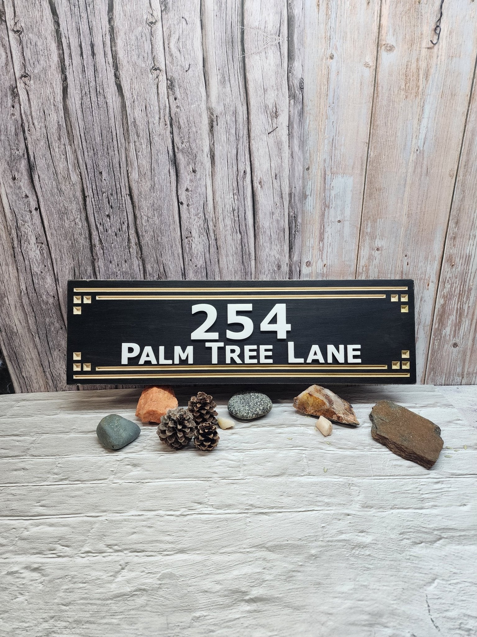 Routed Address Sign for the Home - Bison Peak Designsaddress sign