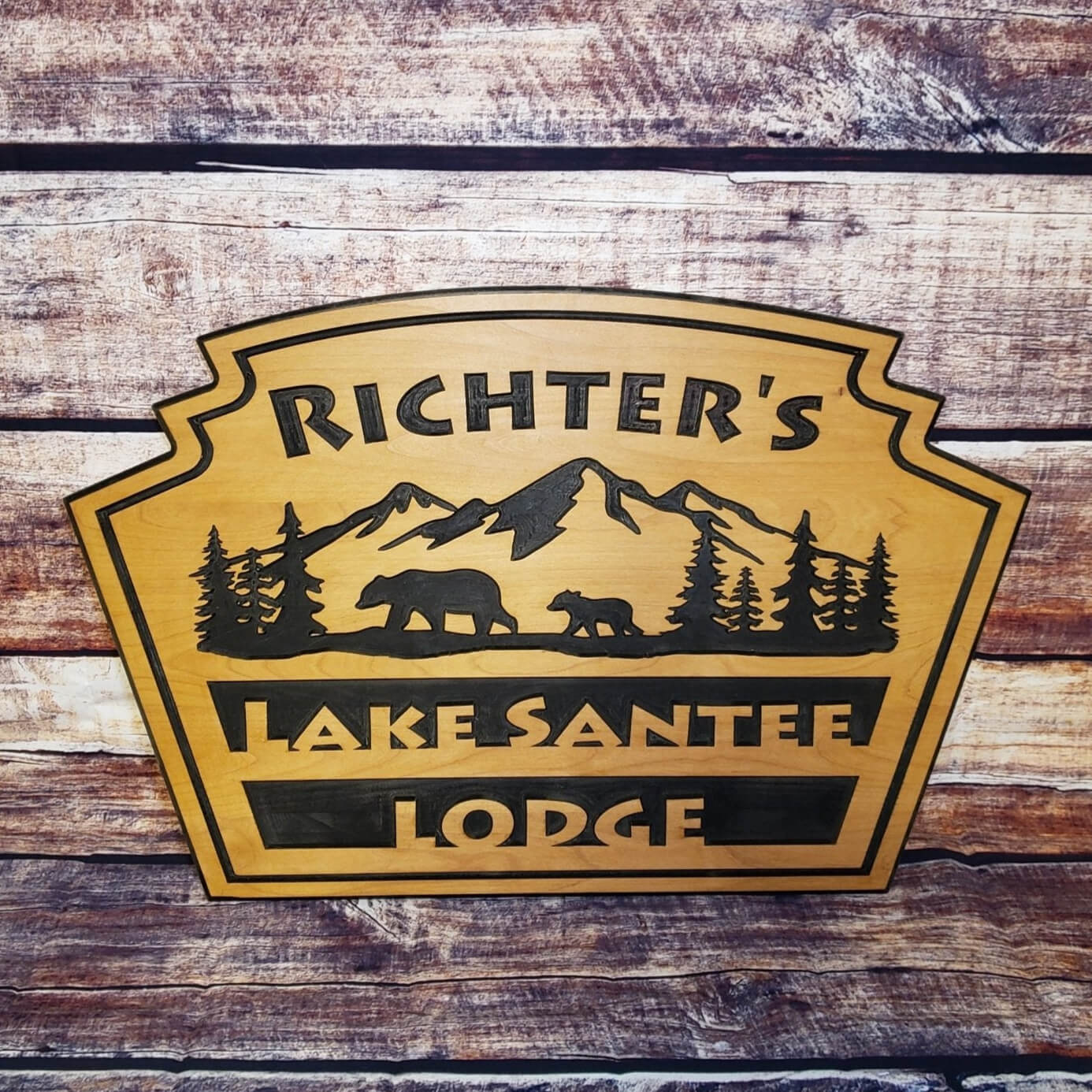 Shop Now - Custom Routed Wood Business Signs – Bison Peak Designs