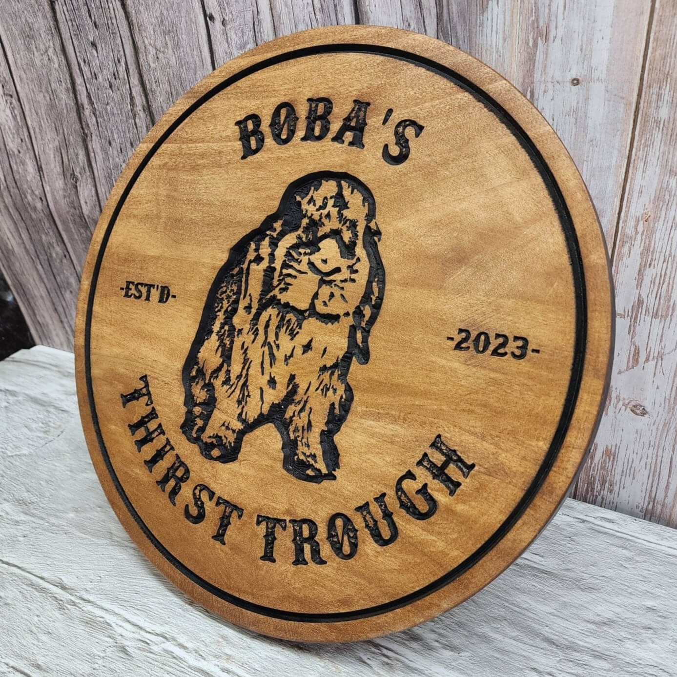 Shop Now - Custom Routed Wood Business Signs – Bison Peak Designs