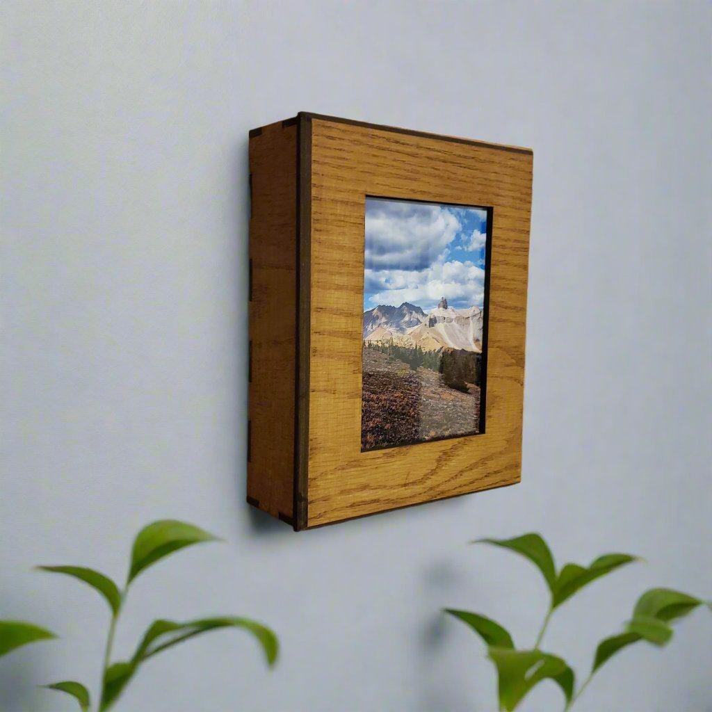 Concealment Photo frame for 5x7in photo vertical - Bison Peak DesignsConcealment Storage