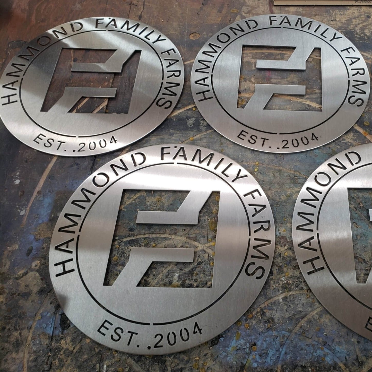 Custom Metal Ranch Sign Deposit - Bison Peak DesignsMetal Sign