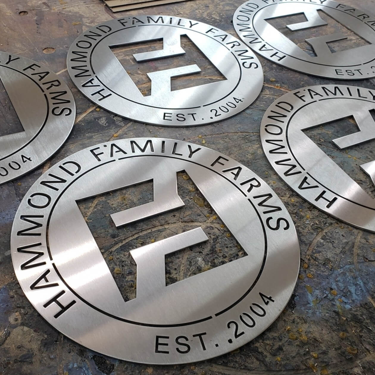 Custom Metal Ranch Sign Deposit - Bison Peak DesignsMetal Sign