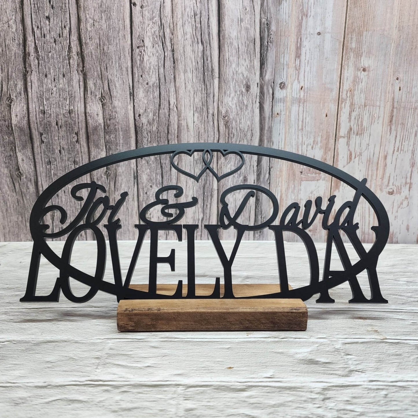 Custom Metal Family Sign Deposit