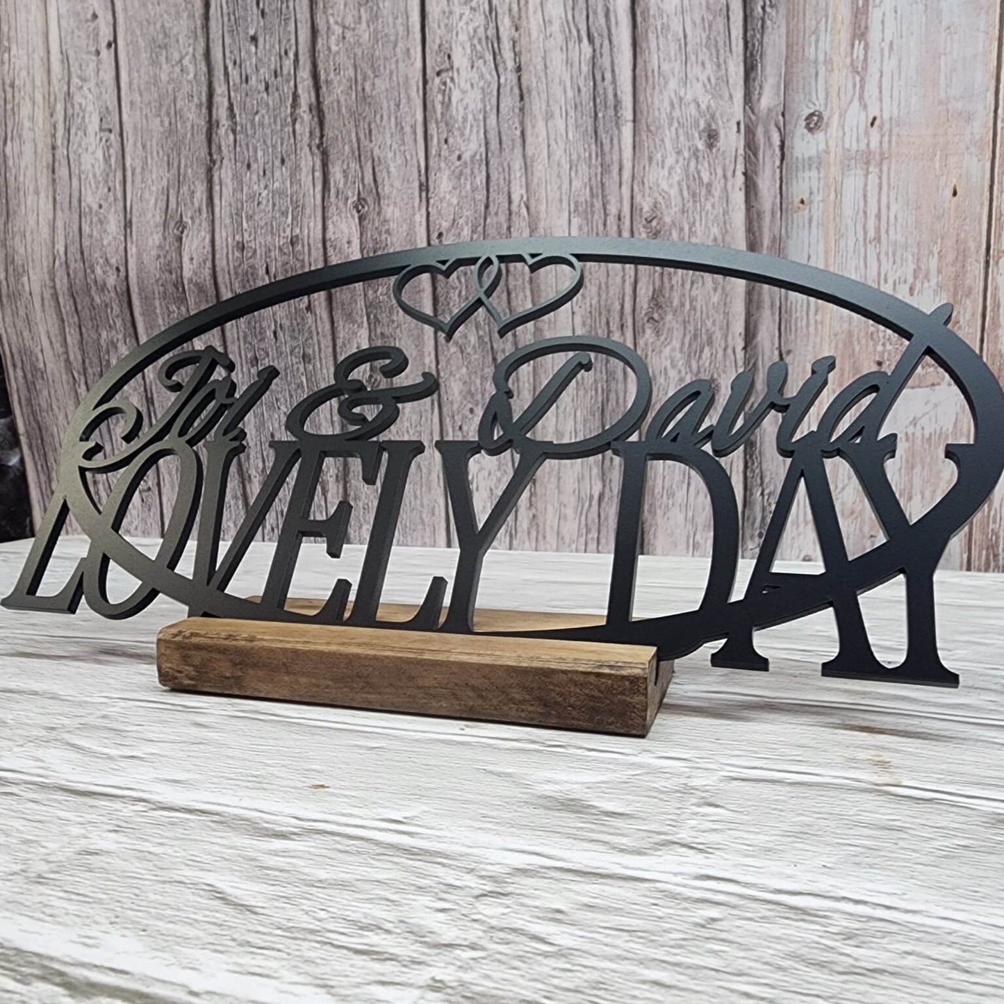 Custom Metal Family Sign Deposit