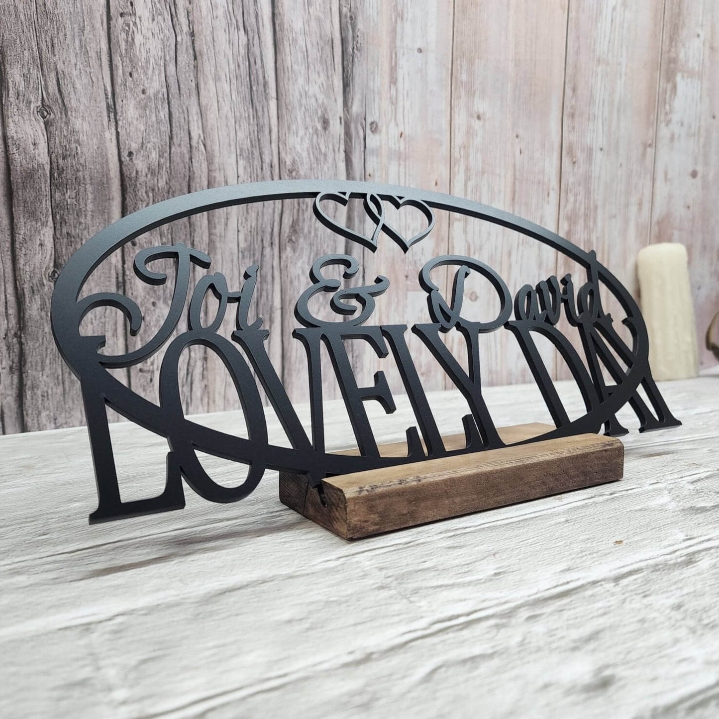 Custom Metal Family Sign Deposit