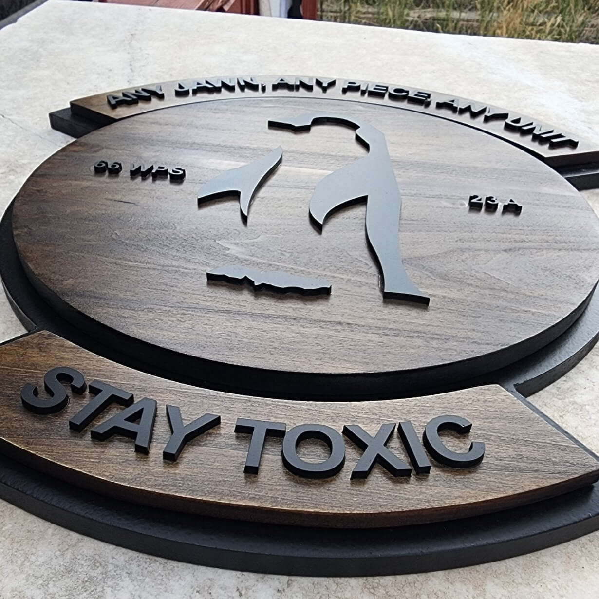 Custom Business Wood Plaque Sign
