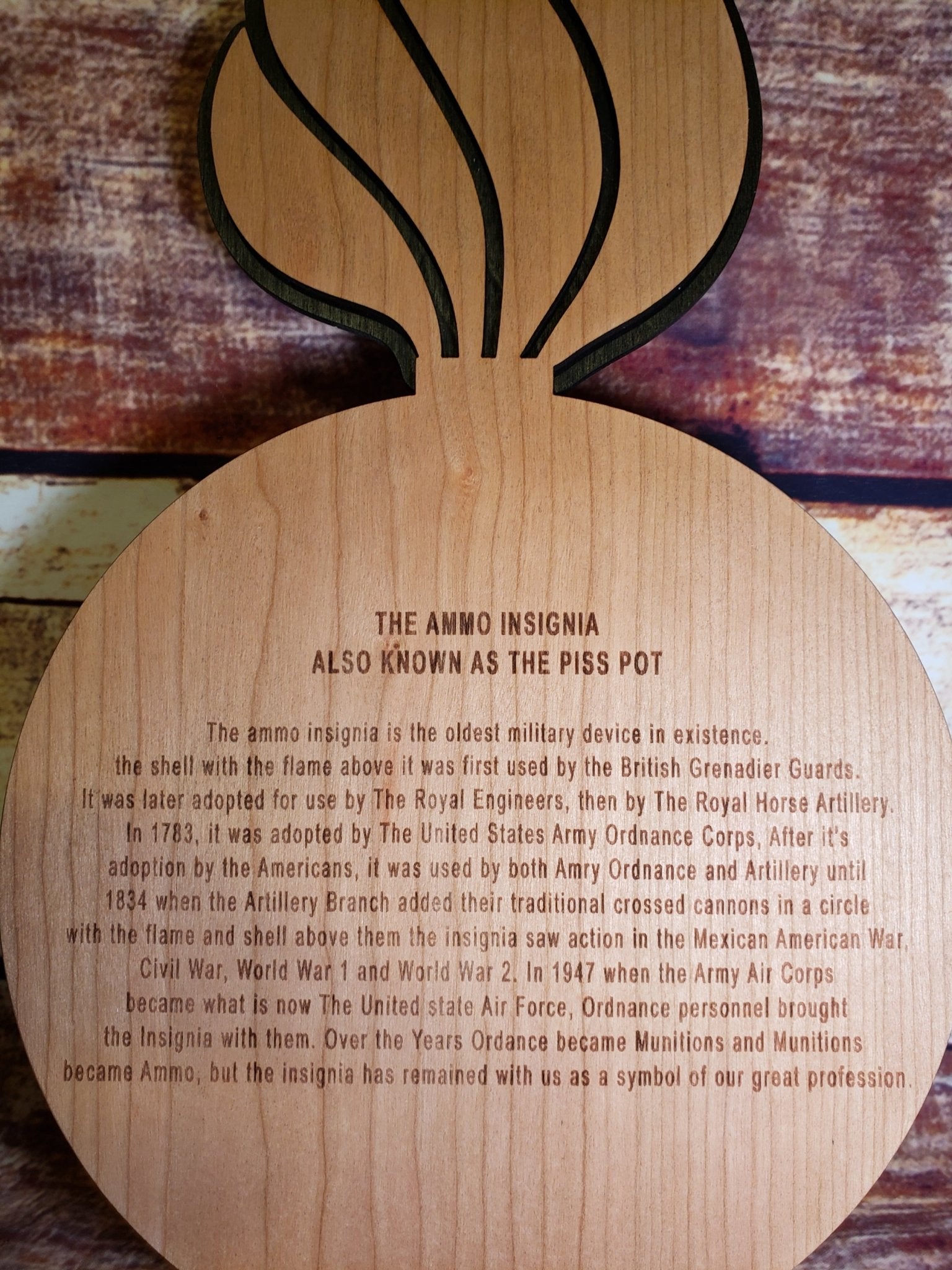 Shaped Engraved Custom Plaques in Wood (Copy) - Bison Peak DesignsCustom Plaques