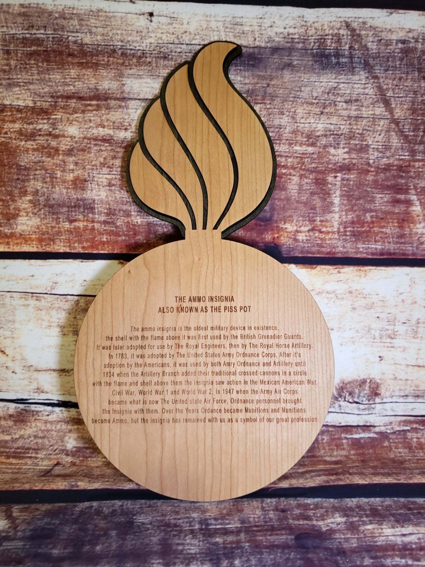 Shaped Engraved Custom Plaques in Wood (Copy) - Bison Peak DesignsCustom Plaques