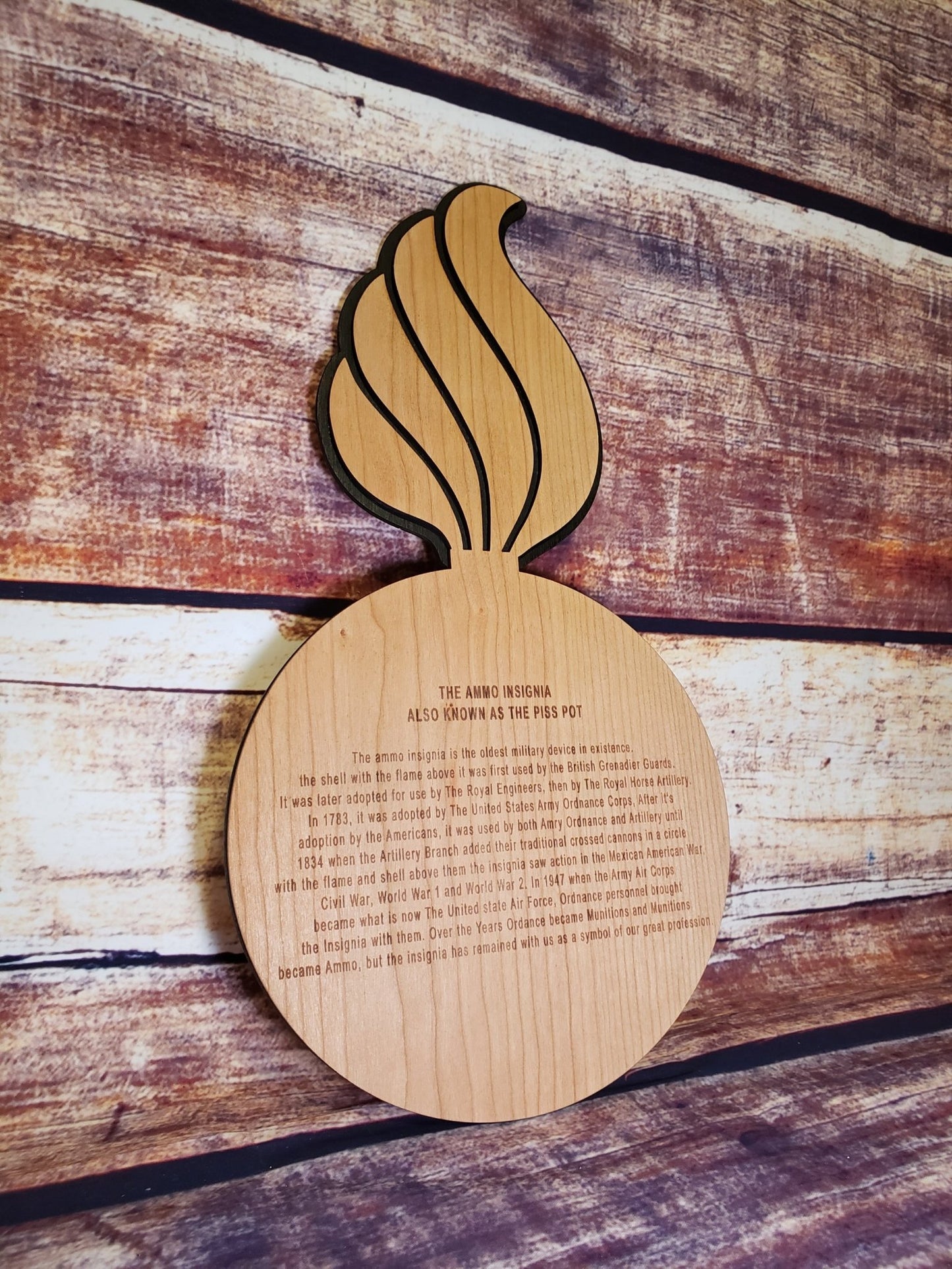 Shaped Engraved Custom Plaques in Wood (Copy) - Bison Peak DesignsCustom Plaques