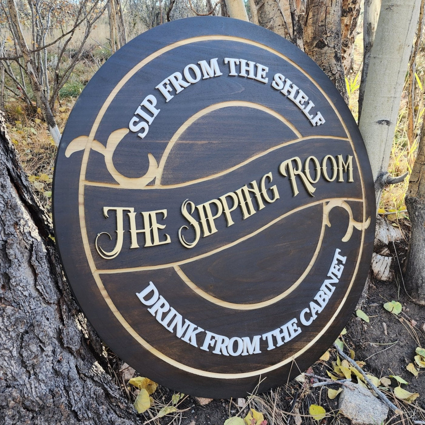 Custom Routed Wood Business Signs – Bison Peak Designs