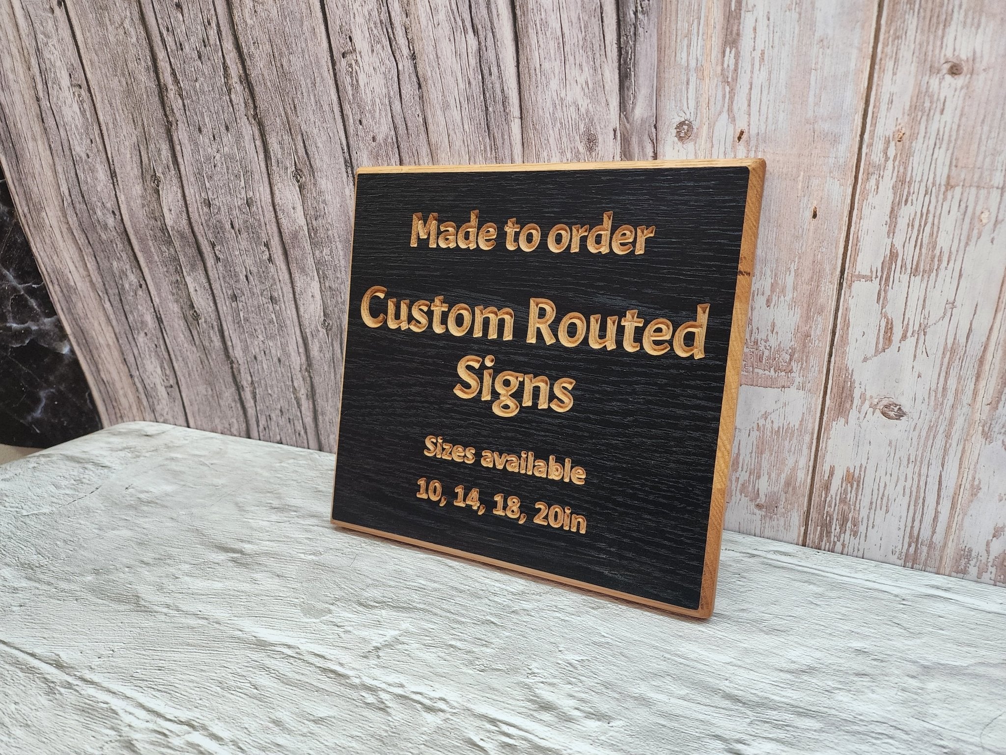 Routed 2D Business Signs – Bison Peak Designs