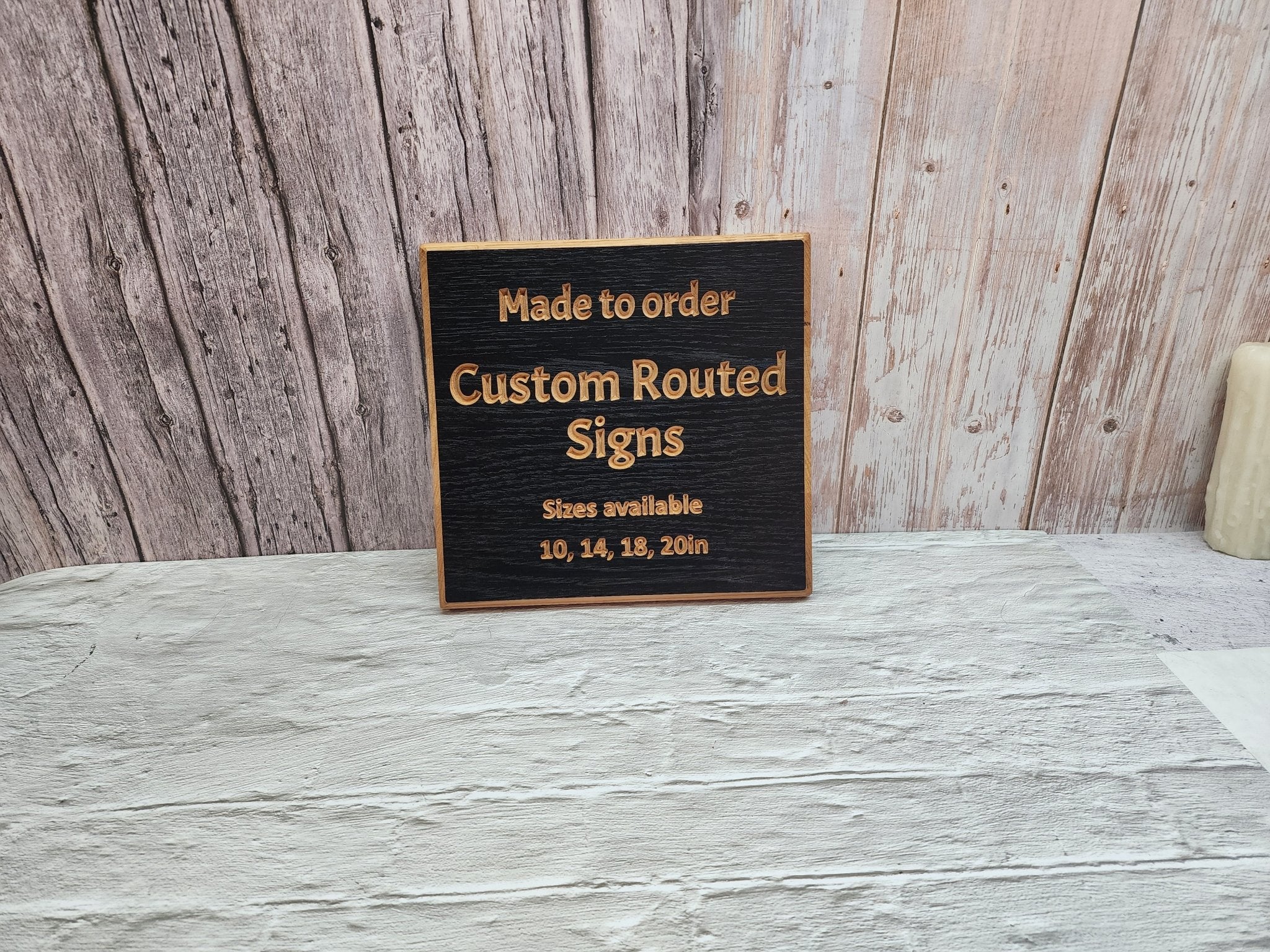 Routed 2D Business Signs – Bison Peak Designs