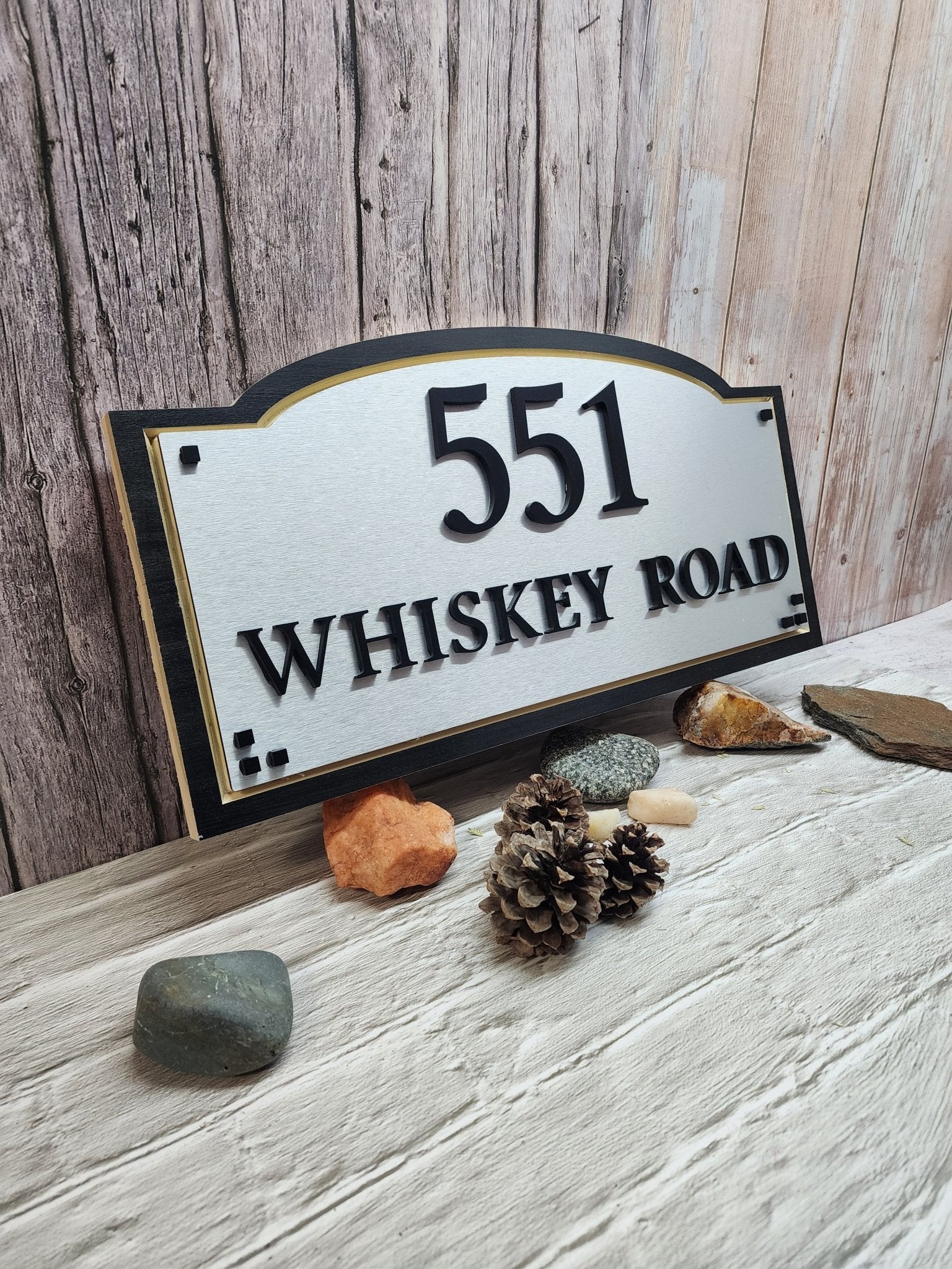 Personalized Routed Address Sign Plaque - Bison Peak Designsaddress sign