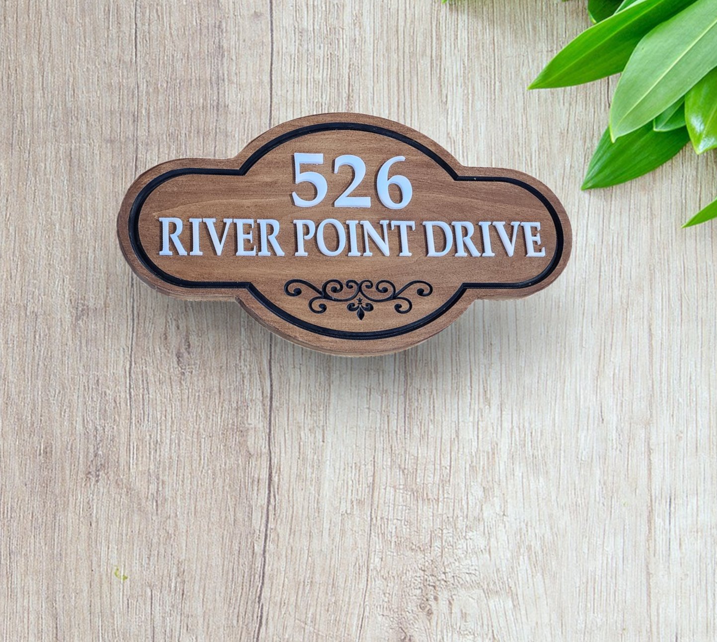 Personalized Routed Address Sign - Bison Peak Designsaddress sign